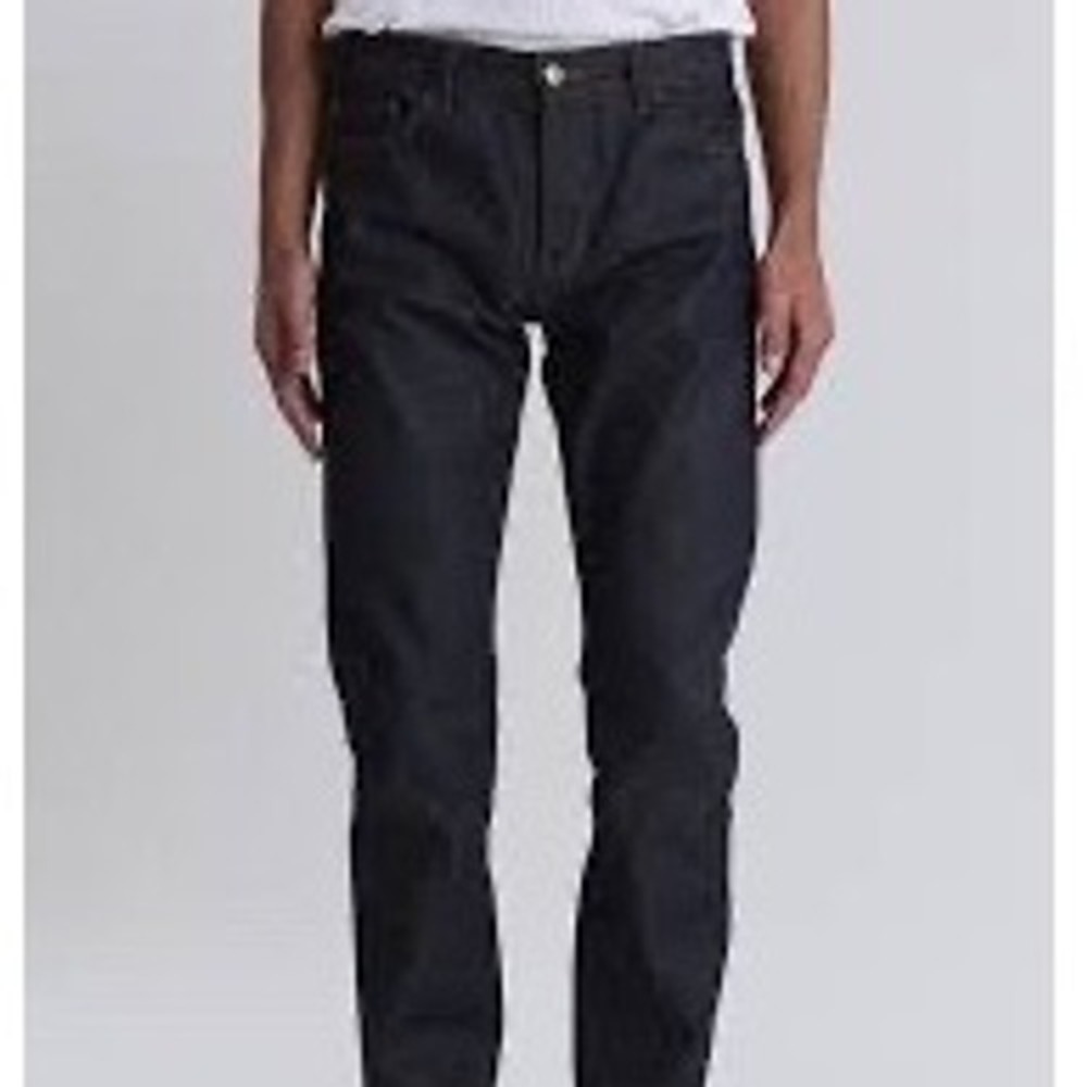 BonneGueule Jean Brut Alberto Raw Indigo Denim Jeans Mens 29 Button Fly Blue